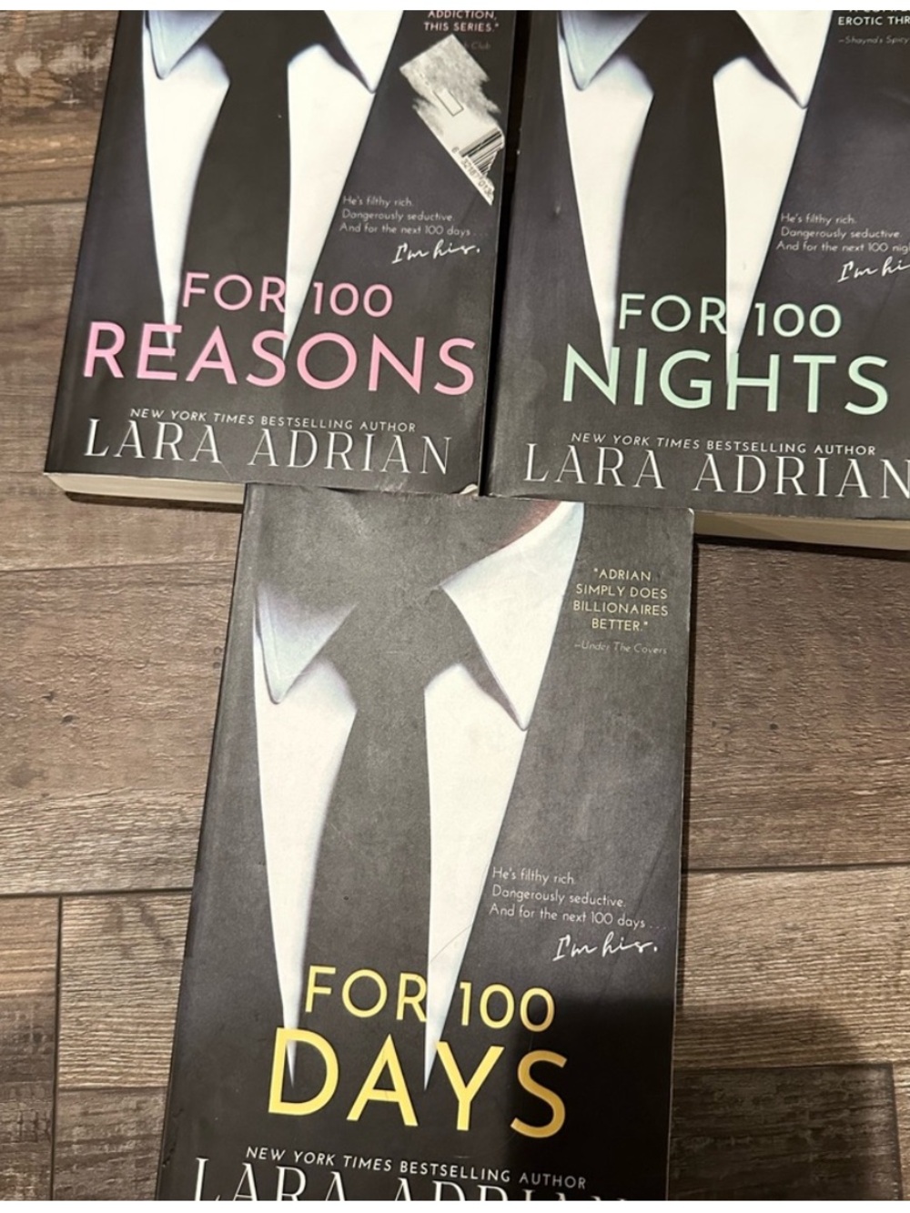 Book Set - For 100 Days, Nights, Reasons